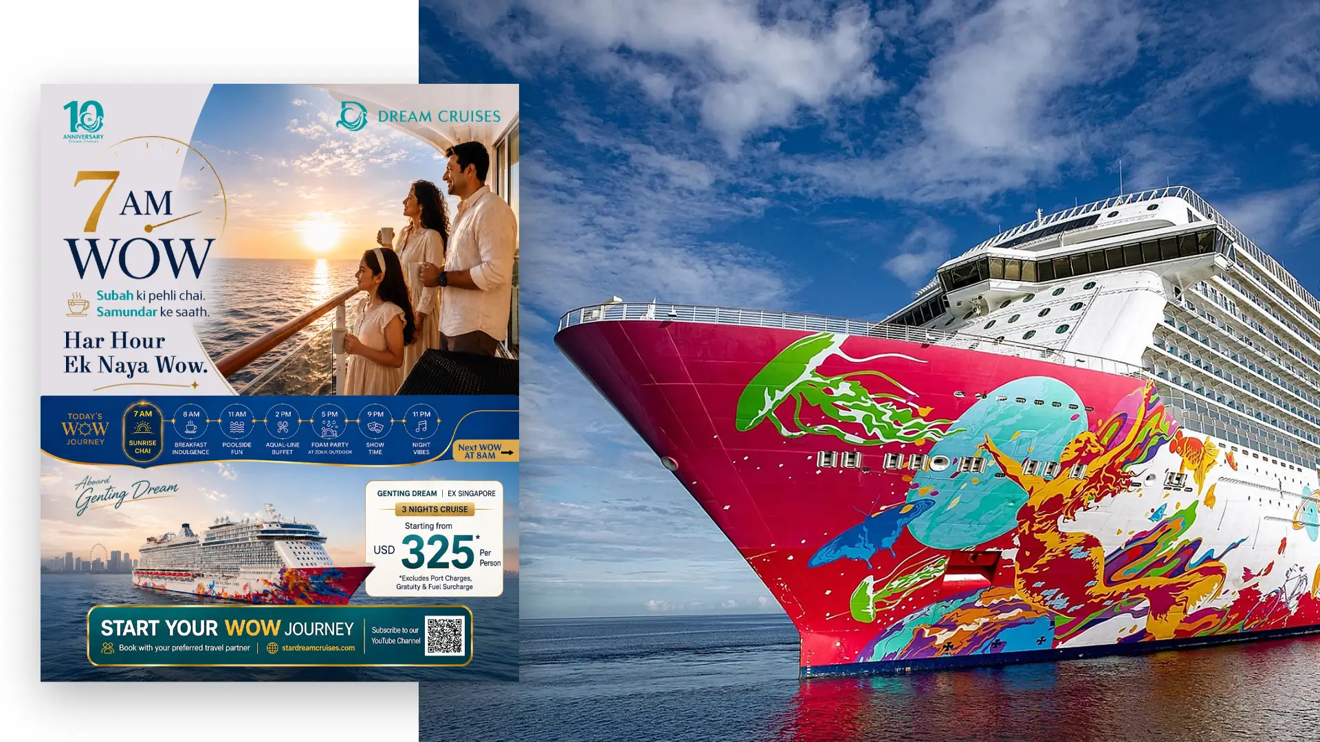 ‘Har Hour Ek Naya WOW’: StarDream Cruises India Launches New Campaign to Redefine the Cruise Holiday Experience